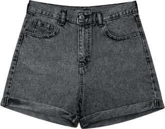 Goldenim Paris Mujer, Pantalones cortos, Gris, Talla: W32