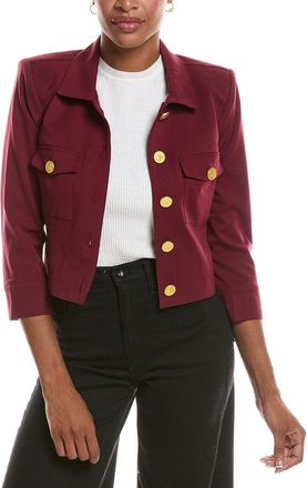 L'agence LAgence Kumi Cropped Fitted Jacket