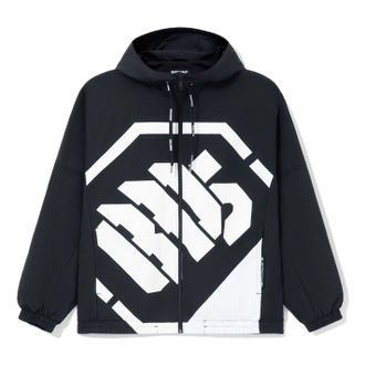Li-Ning BadFive Sports Basketball Hooded Jacket Black White AFDS075-3