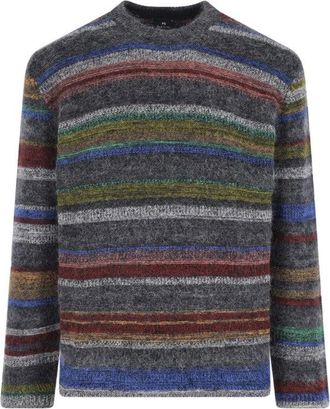 Paul Smith Multicolour Cotton Blend Striped Sweater