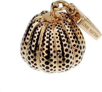 Louis Vuitton 18K Limited Edition of 29, Yayoi Kusama Pumpkin Charm Pendant/Necklace (Authentic Pre-Loved)