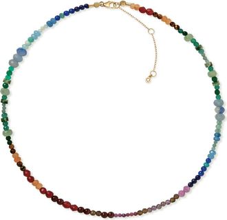 Astley Clarke Second Chance Rainbow Gemstone Necklace at Nordstrom, Size 18