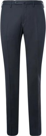 Incotex Slim-fit broek - Heren - Slim Fit Broeken - Blauw - M - Wol - Broeken