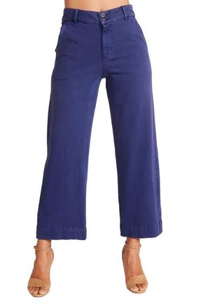 Bella Dahl Saige Wide Leg Crop Pants in Cobalt Bay at Nordstrom, Size 25