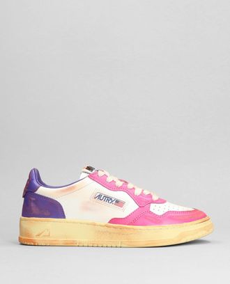 Autry Sneakers Sup Vint in pelle bianca