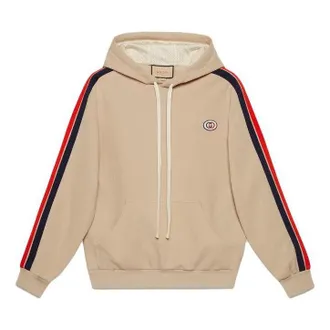 Gucci Jersey Hooded Sweatshirt Beige 733972-XJFFB-9117