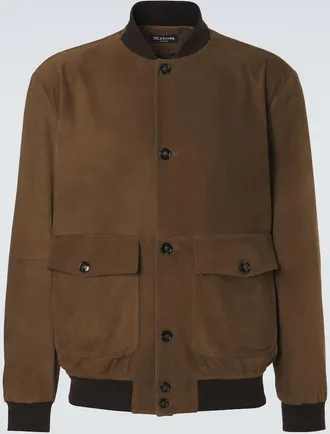 Kiton Suede bomber jacket