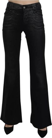 John Galliano Jeans - Dames - Flared Jeans - Zwart - W25 - Jeans
