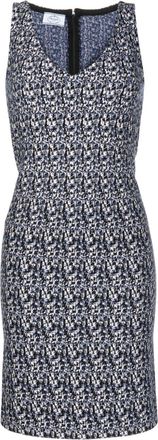Prada abstract-print knit dress - women - Polyamide/Viscose/Elastane/Cotton - 40 - Blue
