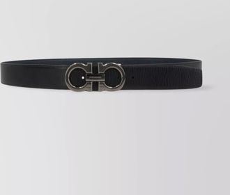 Ferragamo reversible leather gancini belt