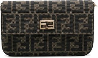 Fendi Baguette FF-motif Clutch Bag