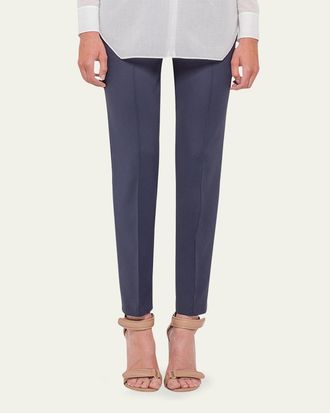 Akris Melissa Silk Marocain Pants