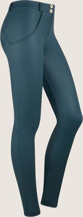 Freddy Leggings FREDDY Leggings WRUP1RC006PREC, Damen, Gr. XL, EURO, blau (schwarz sea), Obermaterial: 72% Polyester PES. 15% Polyurethan PU. 13% Elasthan EL