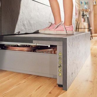 Blum Jgo Herrajes Space Step Con Guia Tandem 460mm