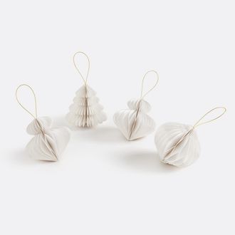 La Redoute Interieurs Set van 4 papieren kerstdecoraties, Caspar