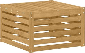 vidaXL Reposapi&eacute;s De Exterior Madera De Acacia S&oacute;lida Blanco Vidaxl