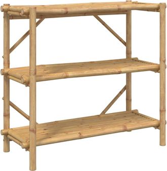 vidaXL Estante De 3 Niveles Bamb&uacute; 100x40x90 Cm Vidaxl