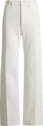 Polo Ralph Lauren high-waisted flared trousers - White