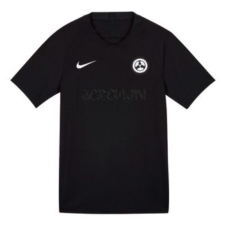 Nike x ACRONYM Crossover Fan Edition Printing Logo V neck Short Sleeve US Edition Black DC8808-010