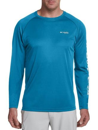 Columbia Big & Tall Terminal Tackle Shirt in Blue Echo at Nordstrom, Size 3X Big