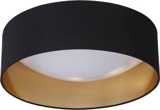 Lindby L&aacute;mpara De Techo coleen En Negro Textura, Tela, Tejido, Seda - Lindby