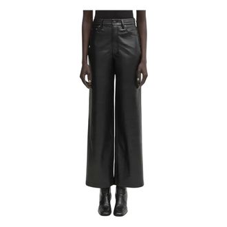Anine Bing Wide Broeken - Dames - Broeken - Zwart - Maat: W29