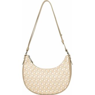 Lancaster Zipped Hobo Bag Ikon IT in Beige at Nordstrom