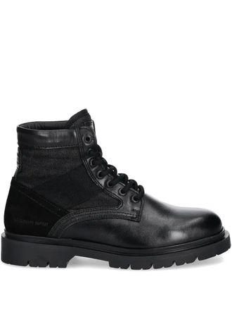 G-Star Tyler boots - men - Fabric/Calf Leather/Polyester/Polyurethane/Rubber - 42 - Black