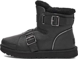 UGG (WMNS) UGG Mini Buckle Short Boots Black 1138157-BLK
