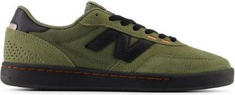 New Balance Unisex NB Numeric 440 V2 in Verde/Nero, Pelle Scamosciata/Rete, Taglia 40.5