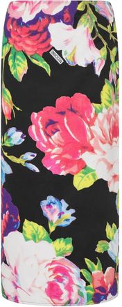 Moschino Gonna con motivo a fiori - Nero