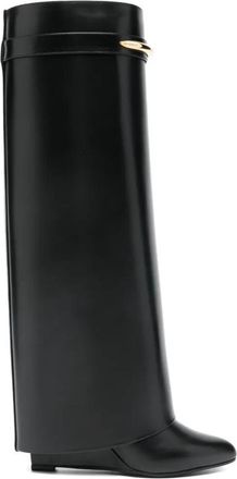 Givenchy Shark 90 Leather Boots Shoes