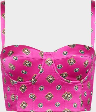 L'agence Southwestern Geometric Sonya Bralette