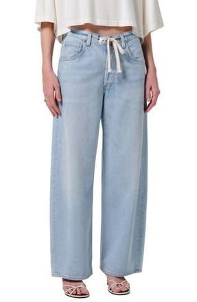 Citizens Of Humanity Brynn Drawstring Waist Wide Leg Jeans in Portola at Nordstrom Rack, Size 27