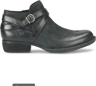 Born Womens Kelle Boot In Black Distressed