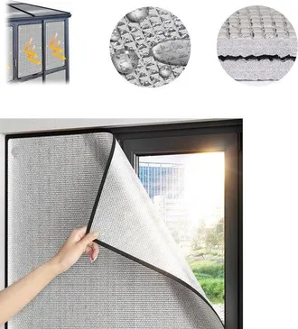 OEM Kit L&aacute;mina Aluminio 8 Mm Espesor, Solar Panel Opaco/bloqueador Solar Invernaderos Balcones, Adhesivo Nanotecnol&oacute;gico Residuos, F&aacute;cil 200 X 100 Cm