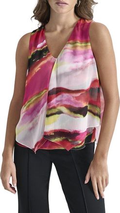 DKNY Dkny V-Neck Sleeveless Top