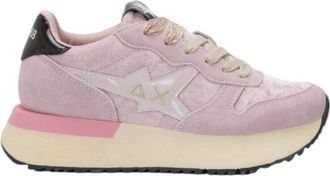 Sun 68 Z45223 Womens Low Sneakers Polyester, pink, 8.5 UK