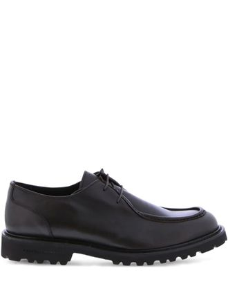 Fratelli Rossetti leather lace-up derby shoes - Black