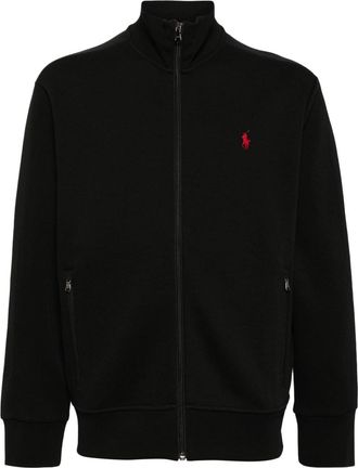 Polo Ralph Lauren double-knit track jacket - men - Polyester/Cotton - M - Black