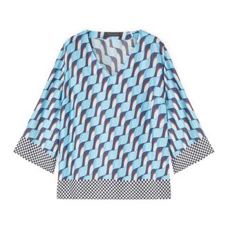Elena Miro Donna, Camicette, Blu, XL, new