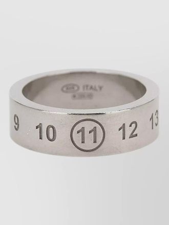 Maison Margiela silver engraved ring