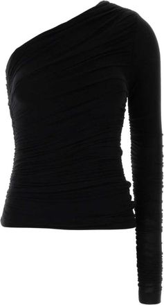 A Gold E Annette Tee - Dames - Longsleeves - Zwart - M - Spandex - Tops