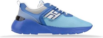 Hogan Heren Veterschoenen Stijlvol Comfort - Heren - Sneakers - Blauw - 47 EU - Schoenen
