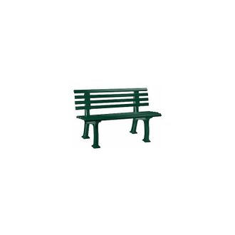 Blome Banco Para Parques De Pl&aacute;stico Con 9 Listones Anchura 1200 Mm