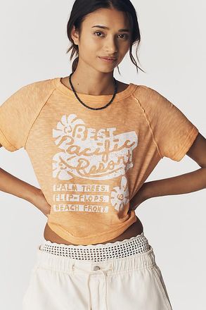 Pilcro Raglan Graphic Baby Tee