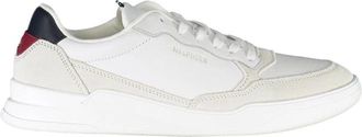 Tommy Hilfiger Sneaker - Heren - Sneakers - Wit - 40 EU - Leer - Schoenen