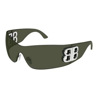 Balenciaga Accessoires, Dames, Groen, ONE Size, Nylon, Mask Zonnebril