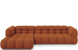 BLOOMINGLOFT Grosses 4-Sitzer Design Ecksofa Sky mit Eckteil rechts