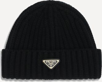 Prada Cappello Beanie con logo Woman M